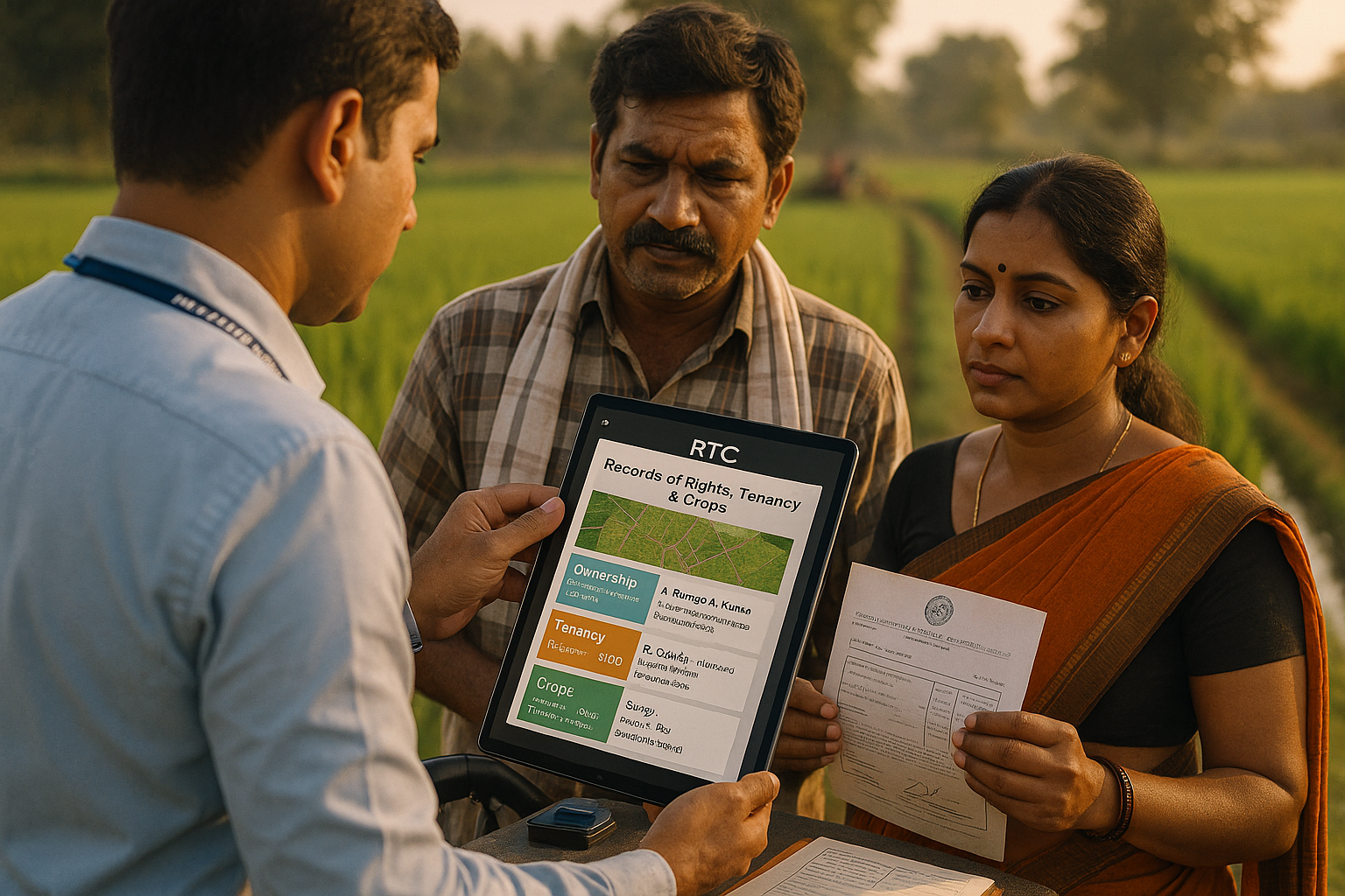 Records of Rights, Tenancy & Crops (RTC)