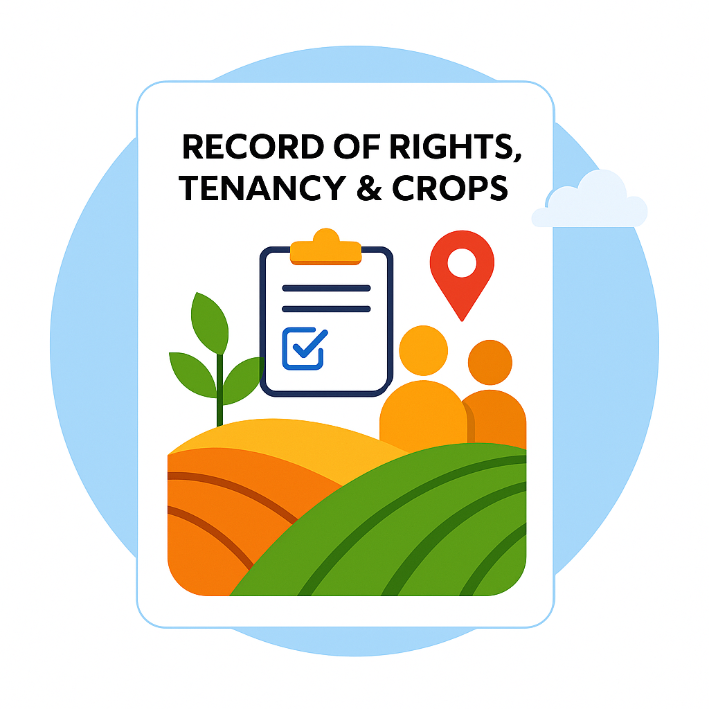 Records of Rights, Tenancy & Crops (RTC)
